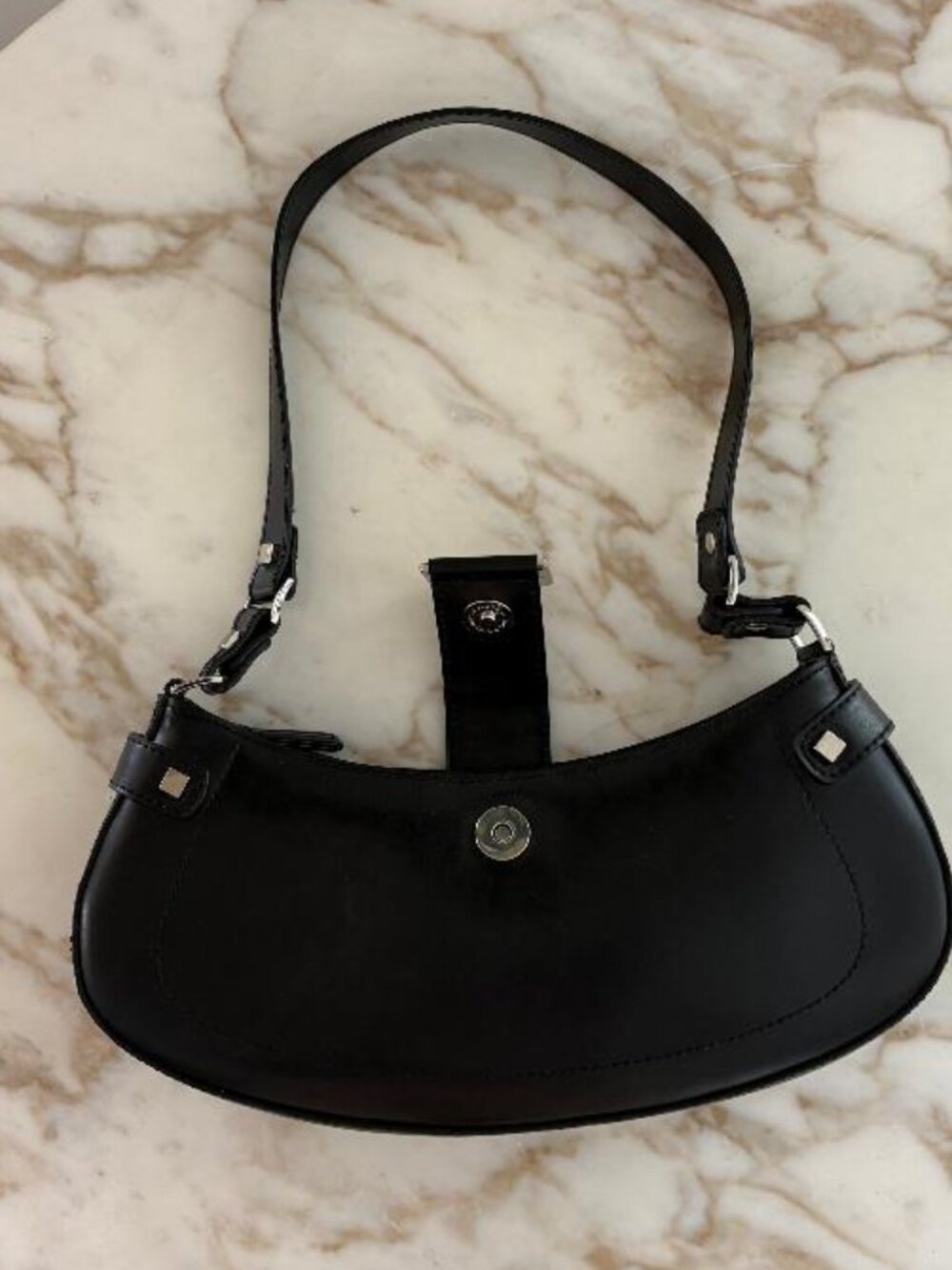 Guess faux-leather mini shoulder bag - Picture 4 of 4